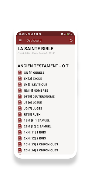 French Bible Screenshot 0