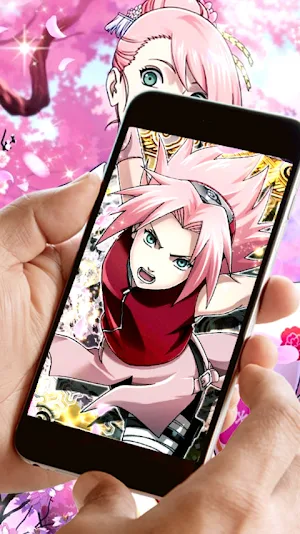Sakura Haruno 3D Wallpaper Screenshot 1