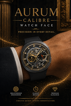 Aurum Calibre Watch Face Screenshot 3