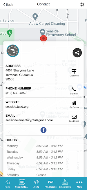 Seaside Elementary School Screenshot 1