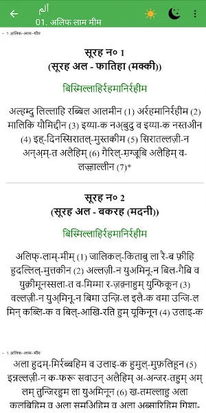 Quran Sharif in Hindi Screenshot 2