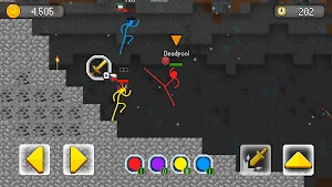 Stickman Fight In WorldCraft Screenshot 1