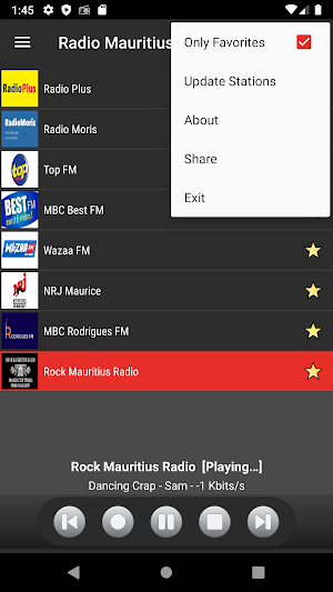 RADIO MAURITIUS Screenshot 2