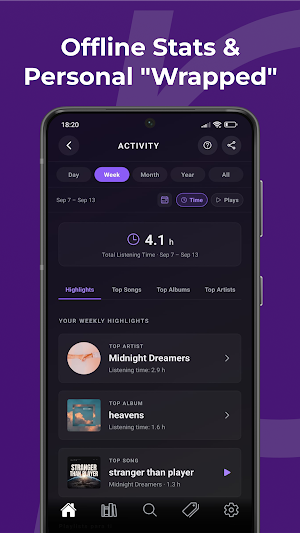 MMPlayer: Offline Music Player Screenshot 1