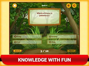 Wild Animal Quiz Game For Kids Screenshot 0