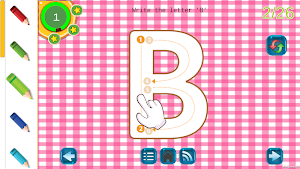 Tracing Letters and Numbers - Preschool free app Screenshot 2