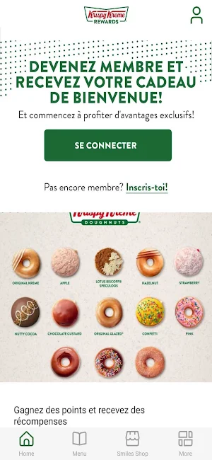 Krispy Kreme France Screenshot 1