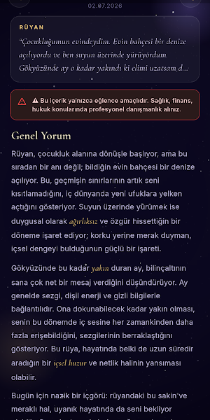 Dream Meanings: AI Interpreter Screenshot 1