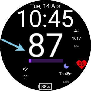 Digital watchface for Juggluco Screenshot 3