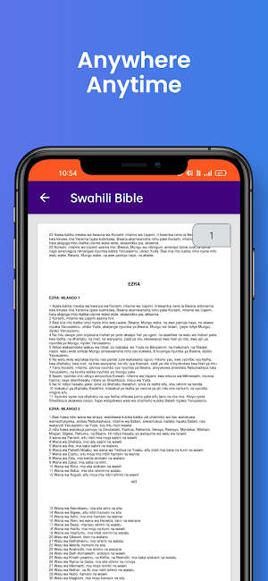 Swahili Bible Offline Screenshot 3