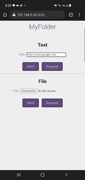 MyFolder Screenshot 1