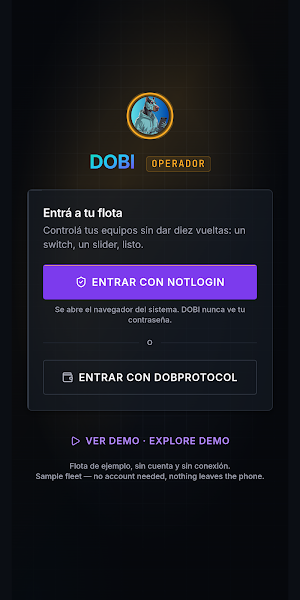 DOBI Operador Screenshot 0