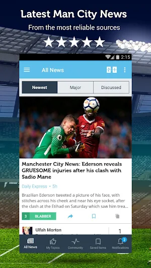 Unofficial Man City News Screenshot 0