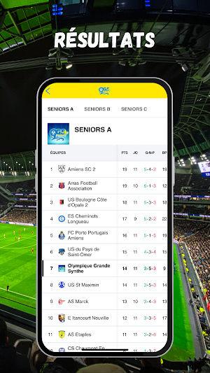 Olympique Grande Synthe Screenshot 2