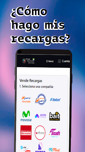 Recargas TodoMéxico Screenshot 1