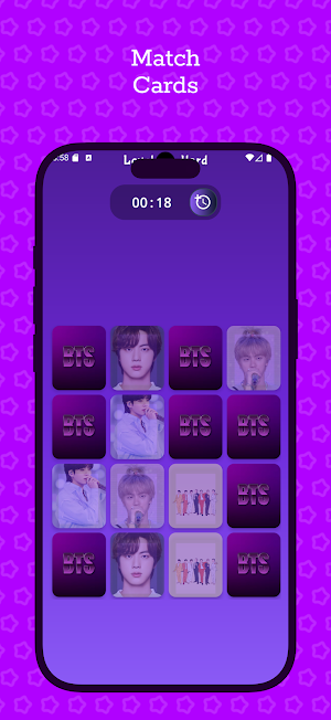 BTS Card Match Screenshot 2