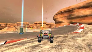 Toon Car Missile Racing Game Screenshot 1