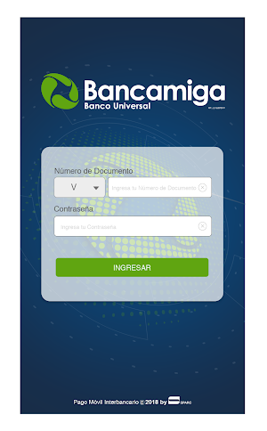 Bancamiga Pago Móvil Screenshot 1