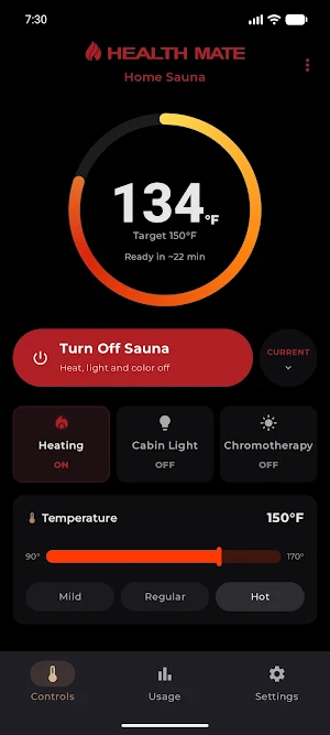 Health Mate Sauna Screenshot 0