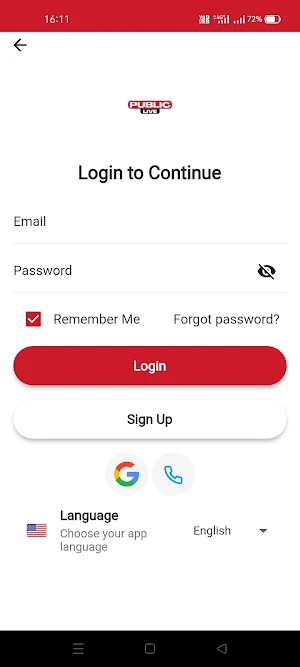 publiclive Screenshot 0