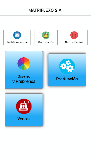 Matriflexo APP Screenshot 1