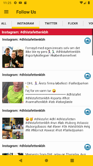 DHL Stafetten København Screenshot 3