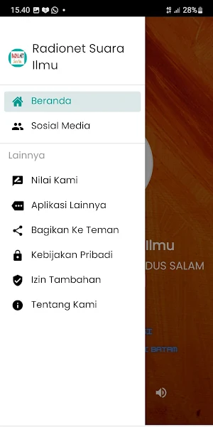 Radionet Suara Ilmu Screenshot 1