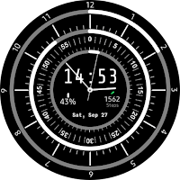 Pinwheel Progress Watchface