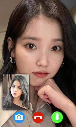 IU Fake Video Call & Chat Screenshot 1