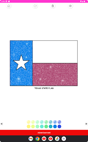 American Flag Coloring Screenshot 0