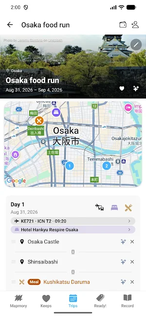 Travel Mapmory: Travel Journal Screenshot 1