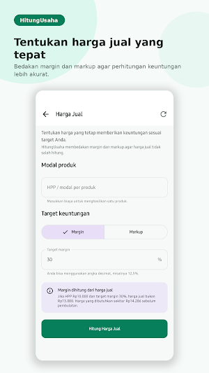 HitungUsaha - Kalkulator UMKM Screenshot 3