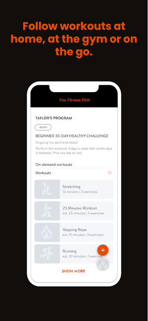 Fox Fitness PDX Screenshot 1