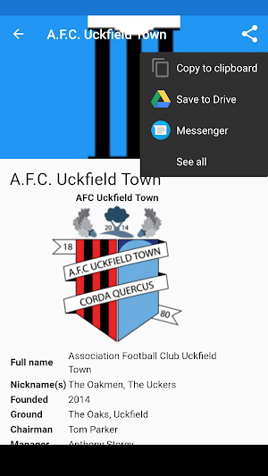 Football clubs in England Screenshot 2