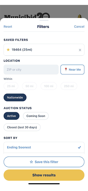 Municibid Government Auctions Screenshot 3