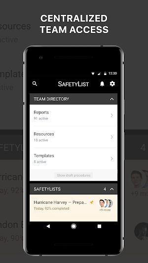 Blackboard SafetyList Screenshot 0