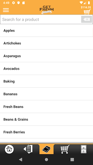 Get Fresh Produce Checkout Screenshot 2