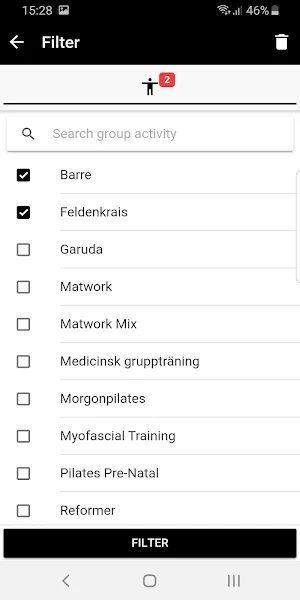 Stockholm Pilates Center Screenshot 2