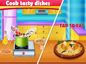 Desi Indian Food: Kitchen Chef Cooking Star Screenshot 2
