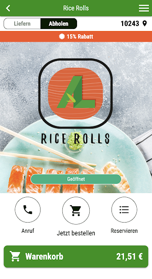 Rice Rolls Berlin Screenshot 0