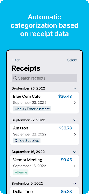 Shoeboxed Receipt Scanner App Screenshot 3