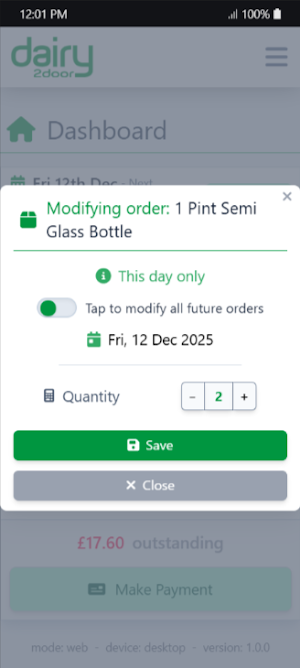 Dairy2Door Screenshot 3