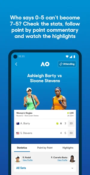 Australian Open Tennis 2021 Screenshot 2