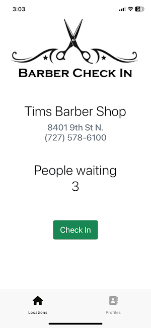 Barber Check In Screenshot 2
