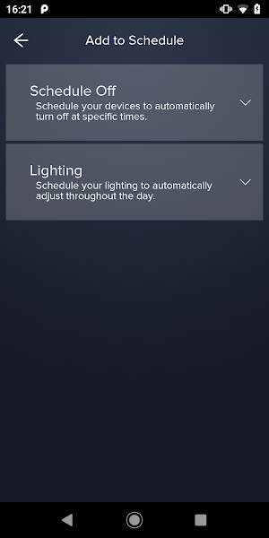 Horticultural Lighting Control Screenshot 3