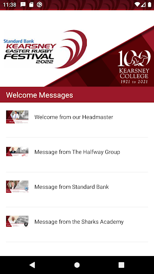 Kearsney College Events Screenshot 2