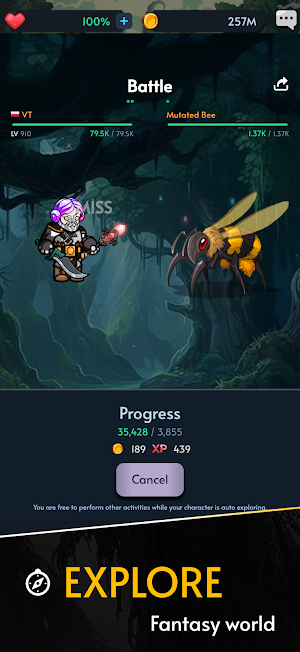 Warshovel: Idle RPG Screenshot 0