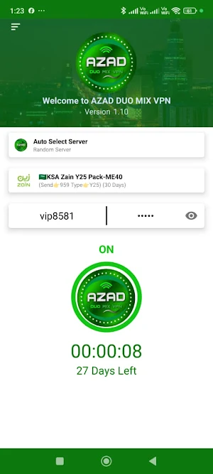AZAD DOU MIX VPN Screenshot 3