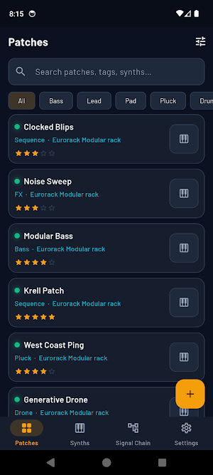 SynthPatch: Patch + Chain Log Screenshot 0