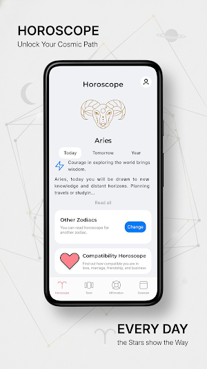 Daily Horoscope and Tarot Screenshot 1